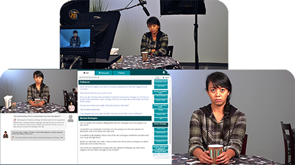 Virtual Role-player Playing Job Interview Training