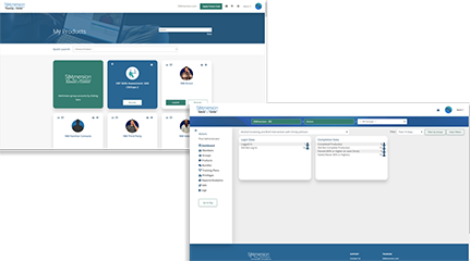 screen capture shown Administrative Center page